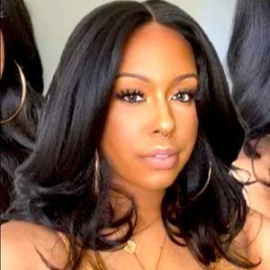 Kinky Straight Lace front wig